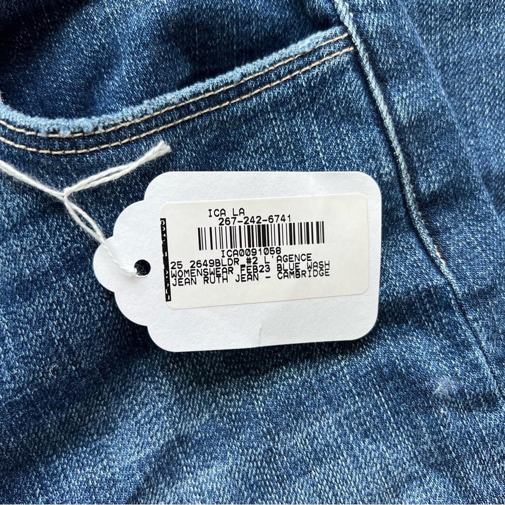 L’Agence Ruth High Rise Straight Jean - Picture 5 of 6